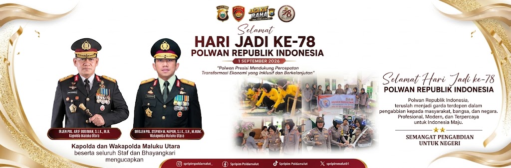 Ucapan Selamat Hari Jadi Polwan Ke-78