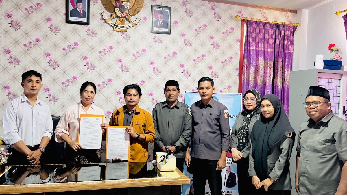 Bawaslu Halbar dan STT Kalvari Teken MoU Pengawasan Partisipatif